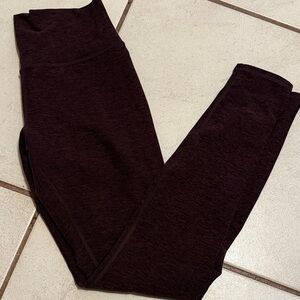 ALO Yoga Maroon Leggings
